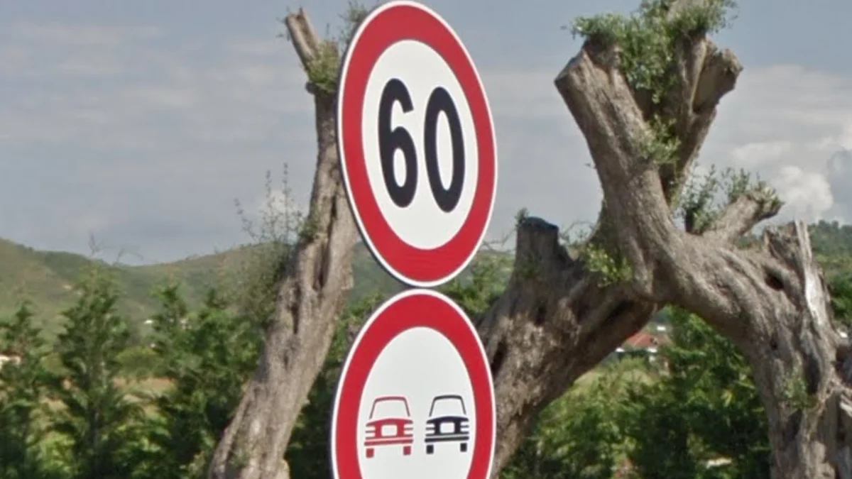 測速標誌粗體字