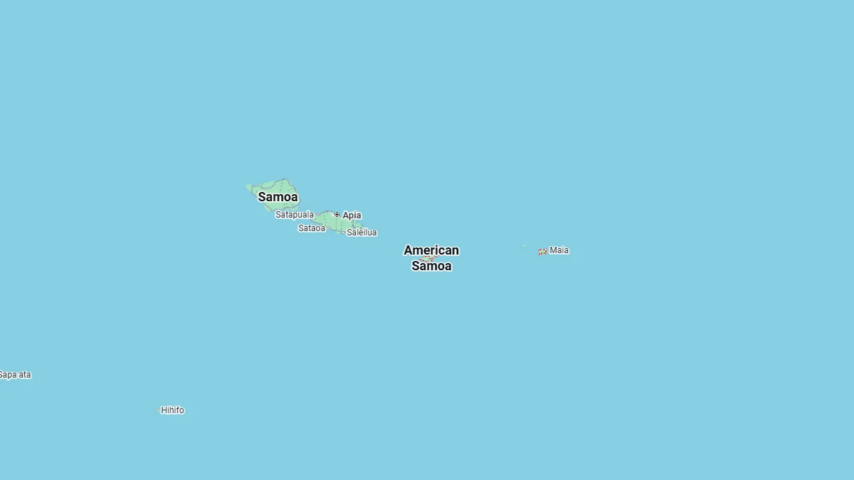 美屬薩摩亞總覽與街景車