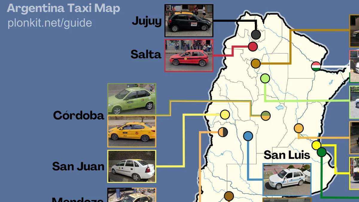 阿根廷計程車與地貌