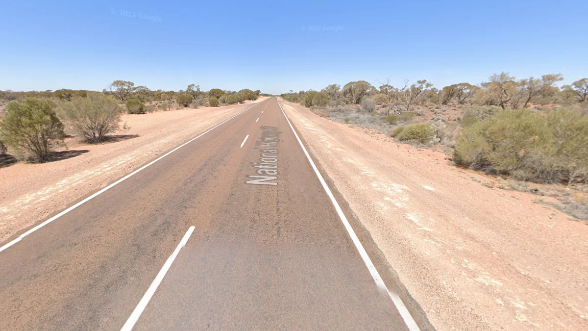 澳洲白色道路標線