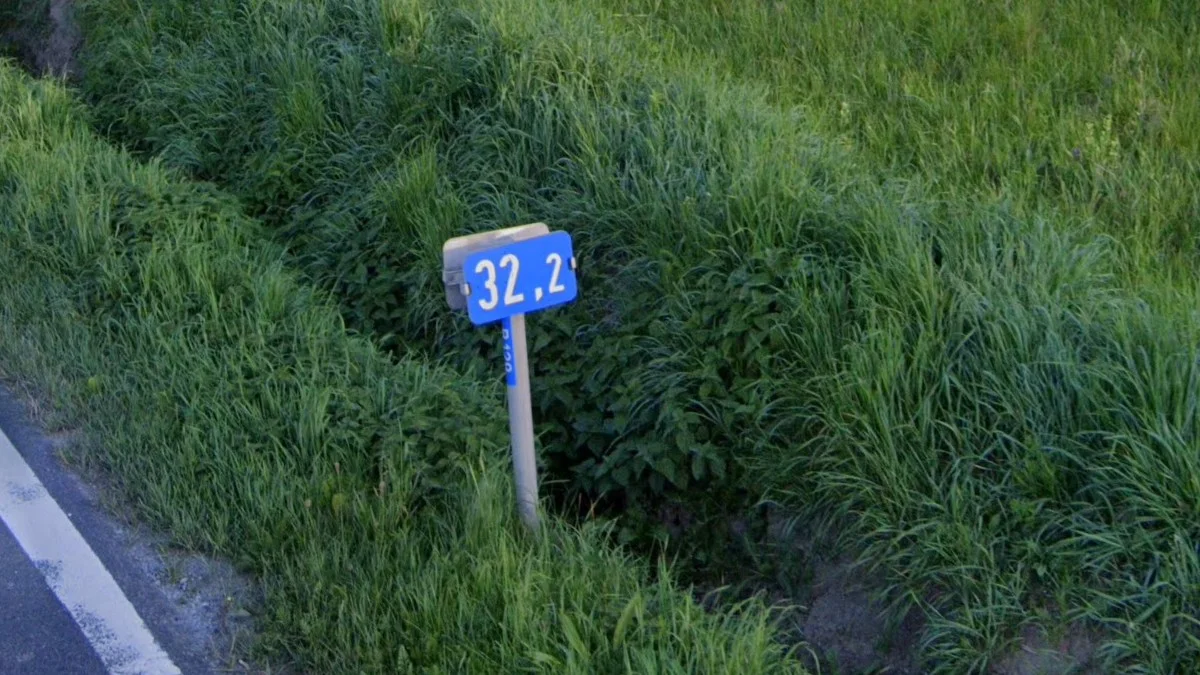 奧地利道路里程標誌