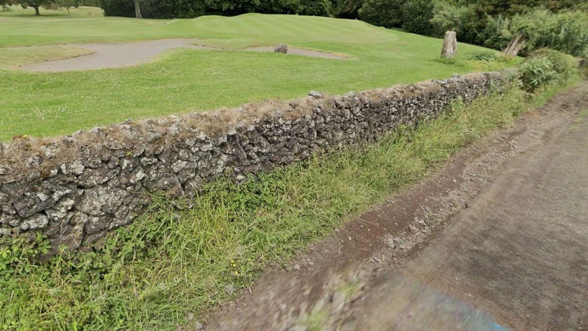 火山岩乾砌石牆