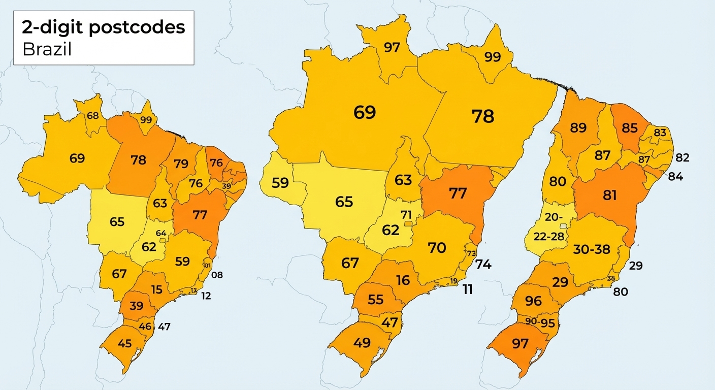 巴西郵遞區號(CEP)