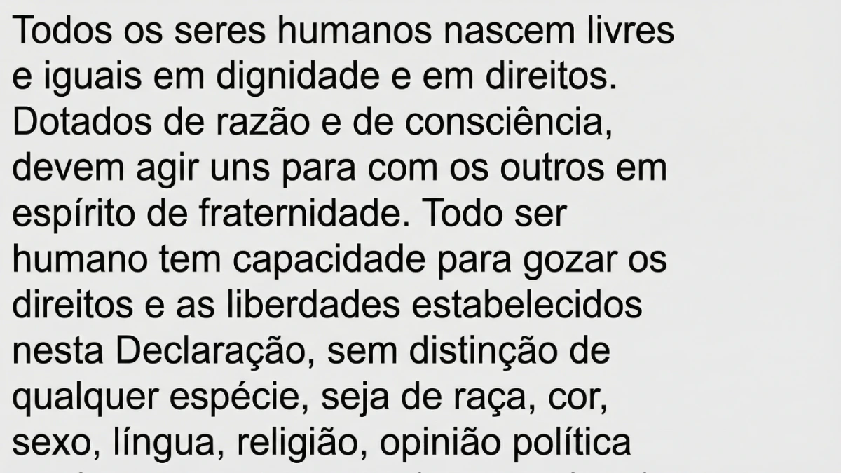 巴西官方語言：葡萄牙語