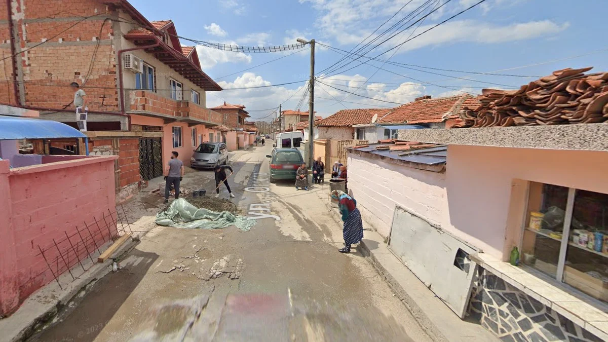 貧困郊區密集狹小房屋