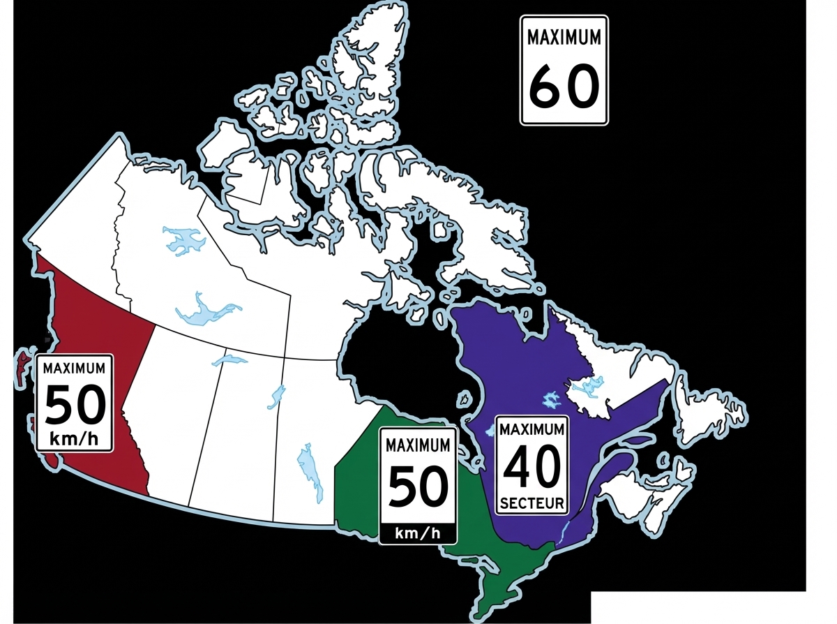 加拿大各省獨特速限標誌
