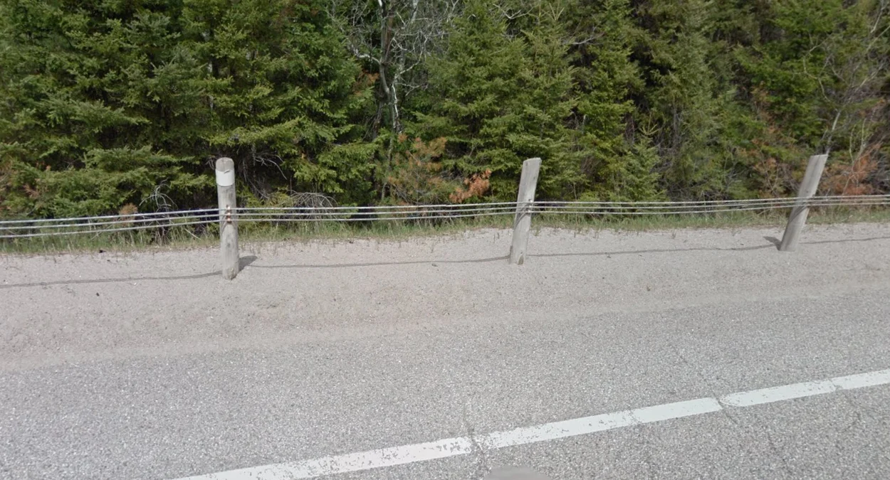 安大略省圓柱木樁護欄