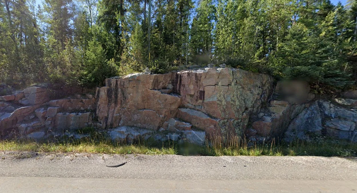 加拿大地盾裸露岩石