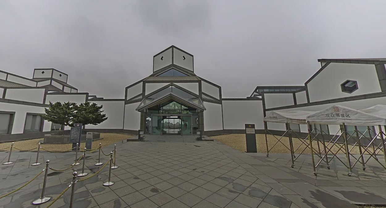 蘇州博物館對稱棱角建築