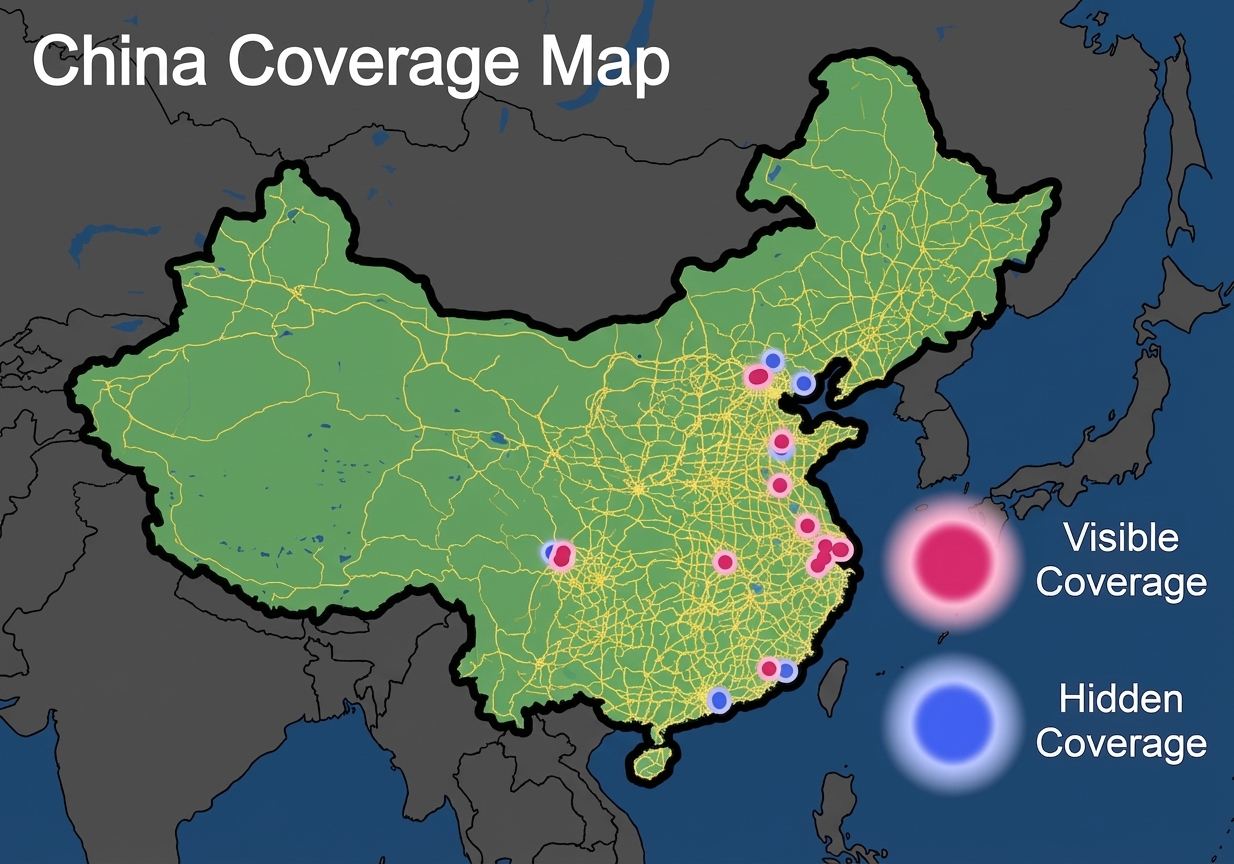 隱藏街景覆蓋區域