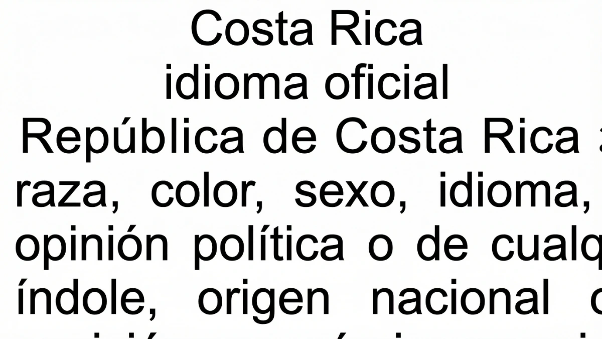 官方語言西班牙語