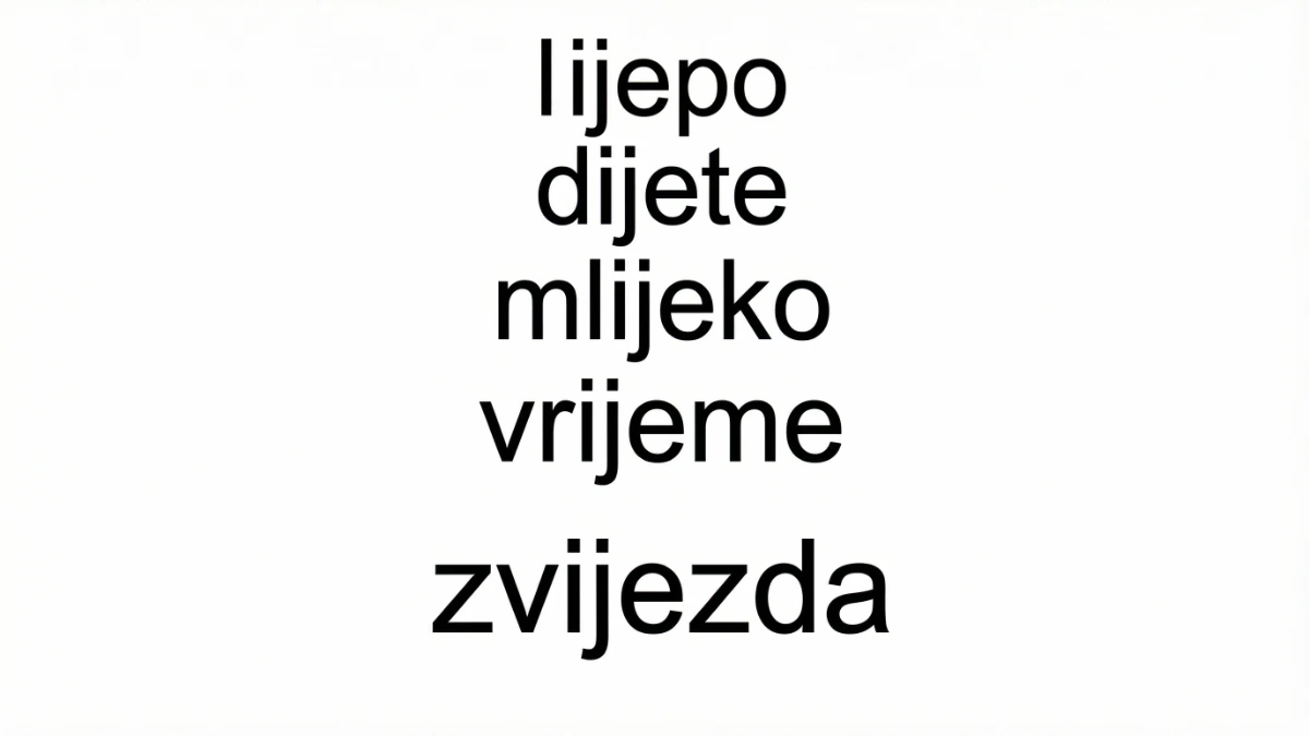 克羅埃西亞語系特徵