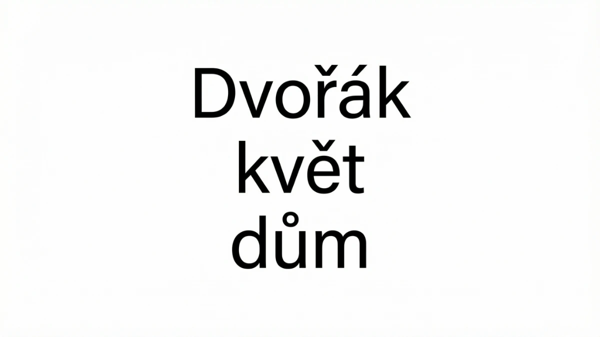 捷克語獨有字母ŘĚŮ