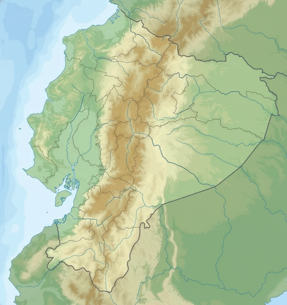 安第斯山脈海拔地圖