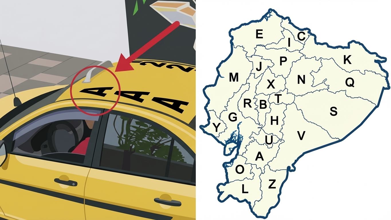 計程車車牌首字母辨識省份