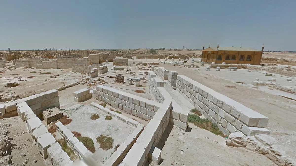 阿布米納遺址發掘區