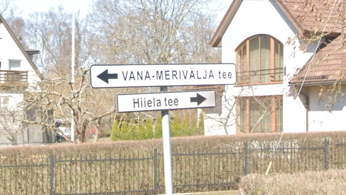 街道名常見「tänav」或「tee」