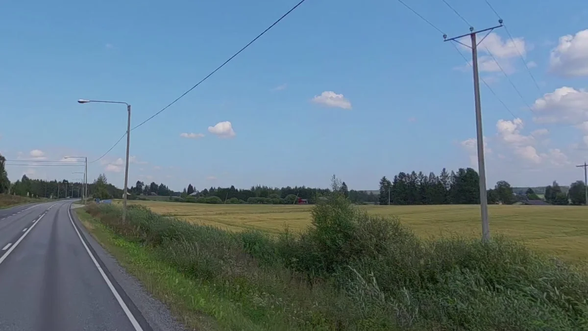 芬蘭木製電線桿