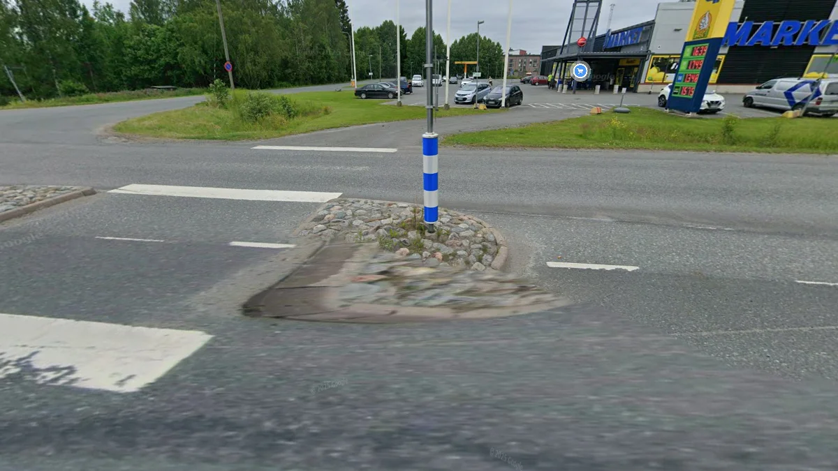 藍白條紋標誌桿