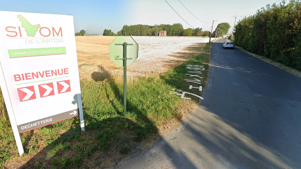 加萊海峽省深綠桿淺綠牌