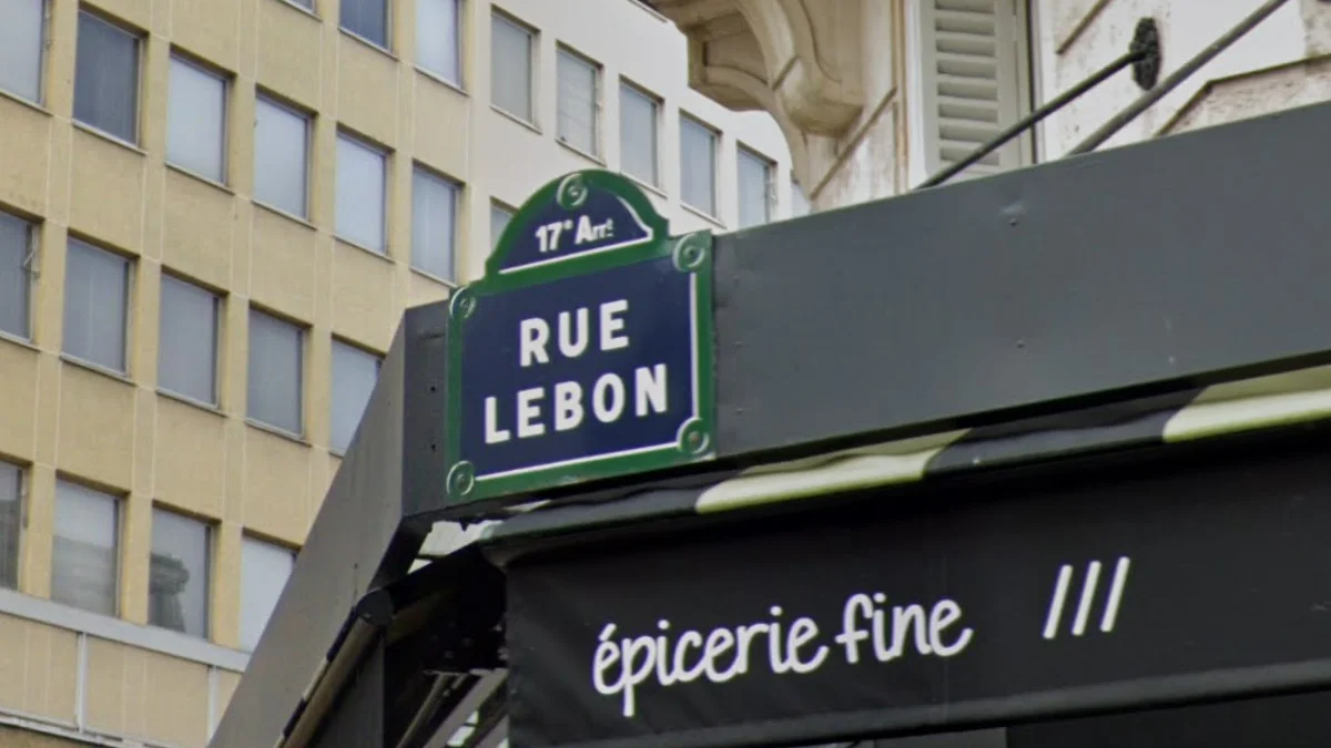 巴黎綠普魯士藍街牌