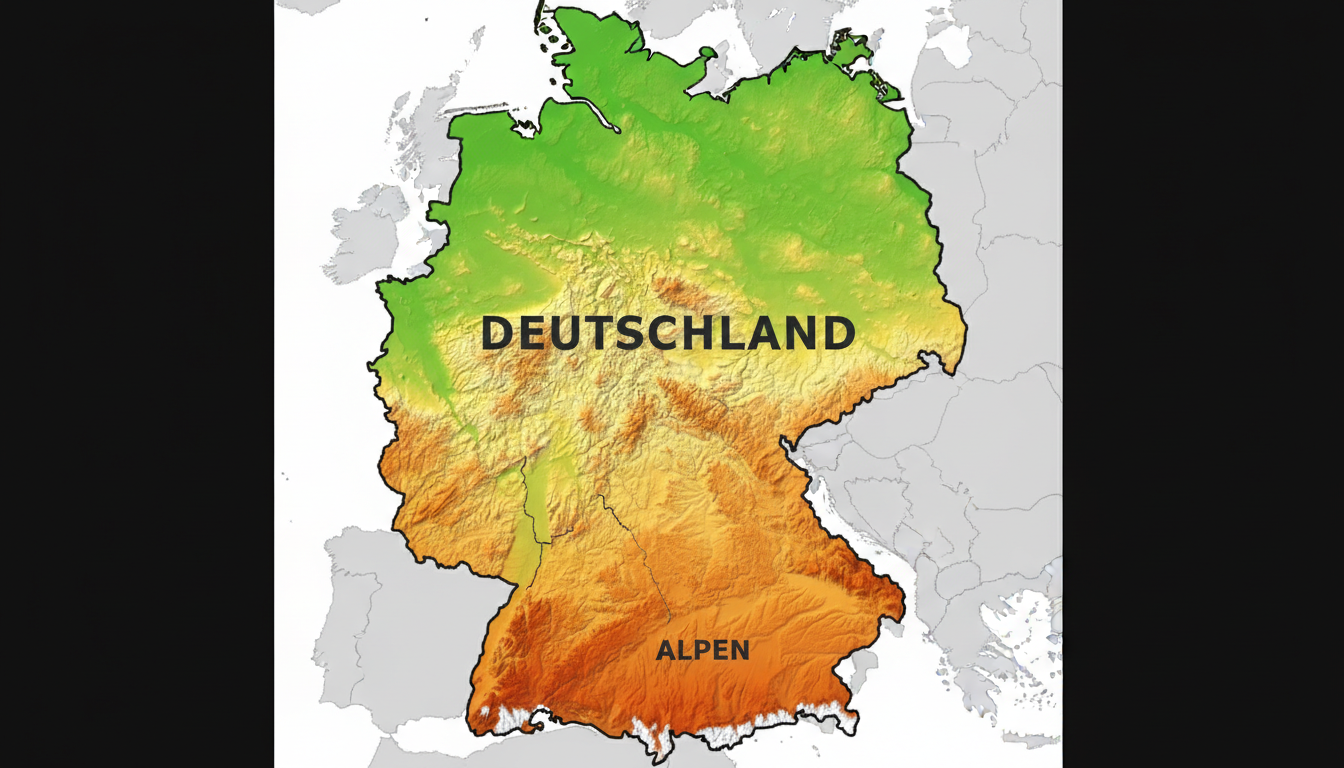 德國地形與區域線索