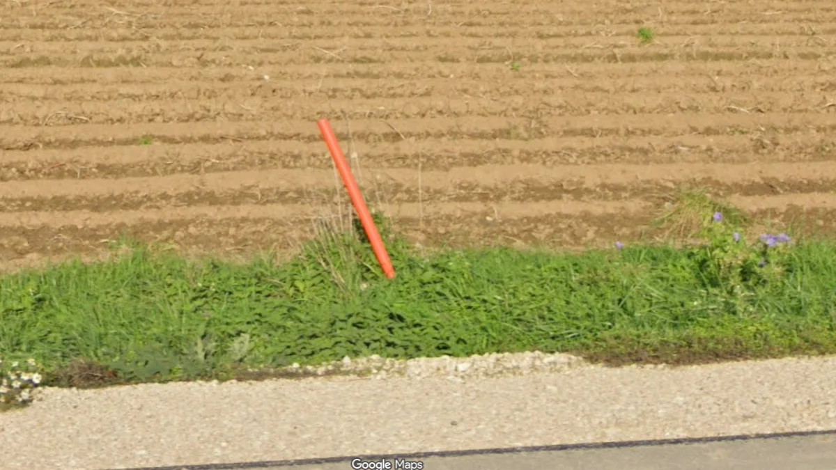 巴伐利亞常見的橘色柱子