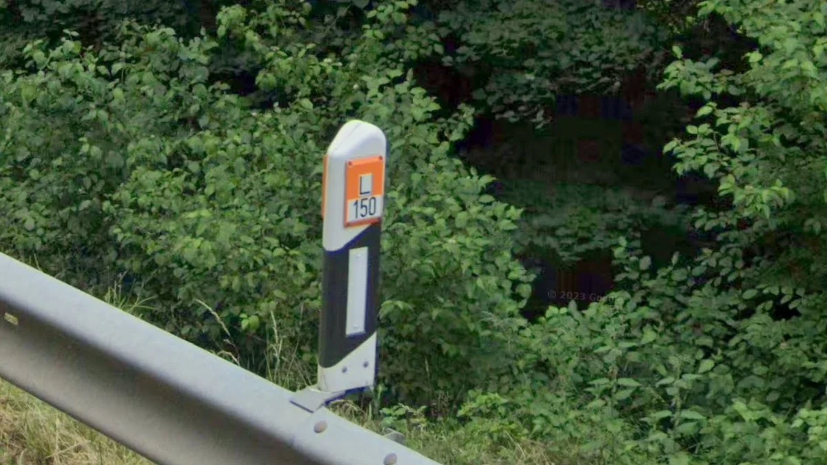 萊茵蘭-普法爾茨橘色反光柱板