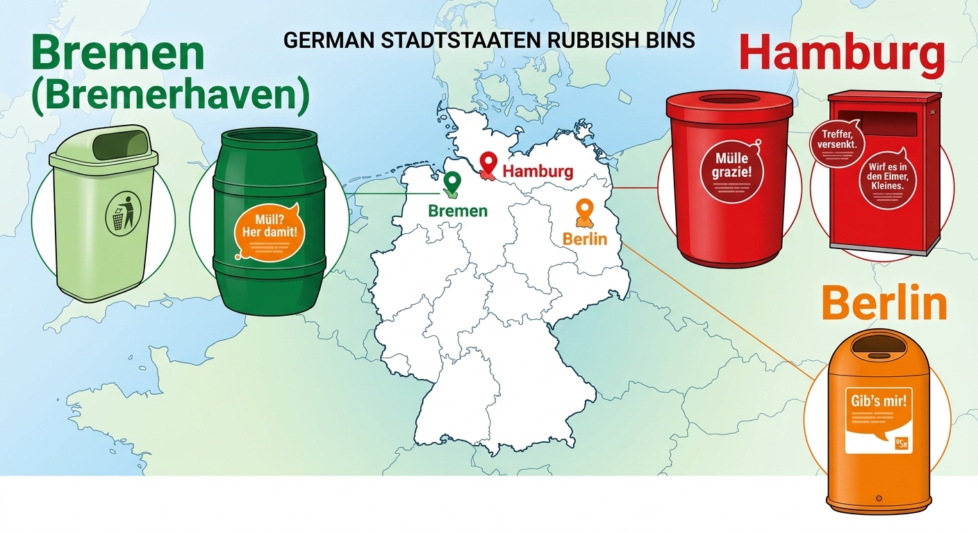 德國城市邦獨特垃圾桶