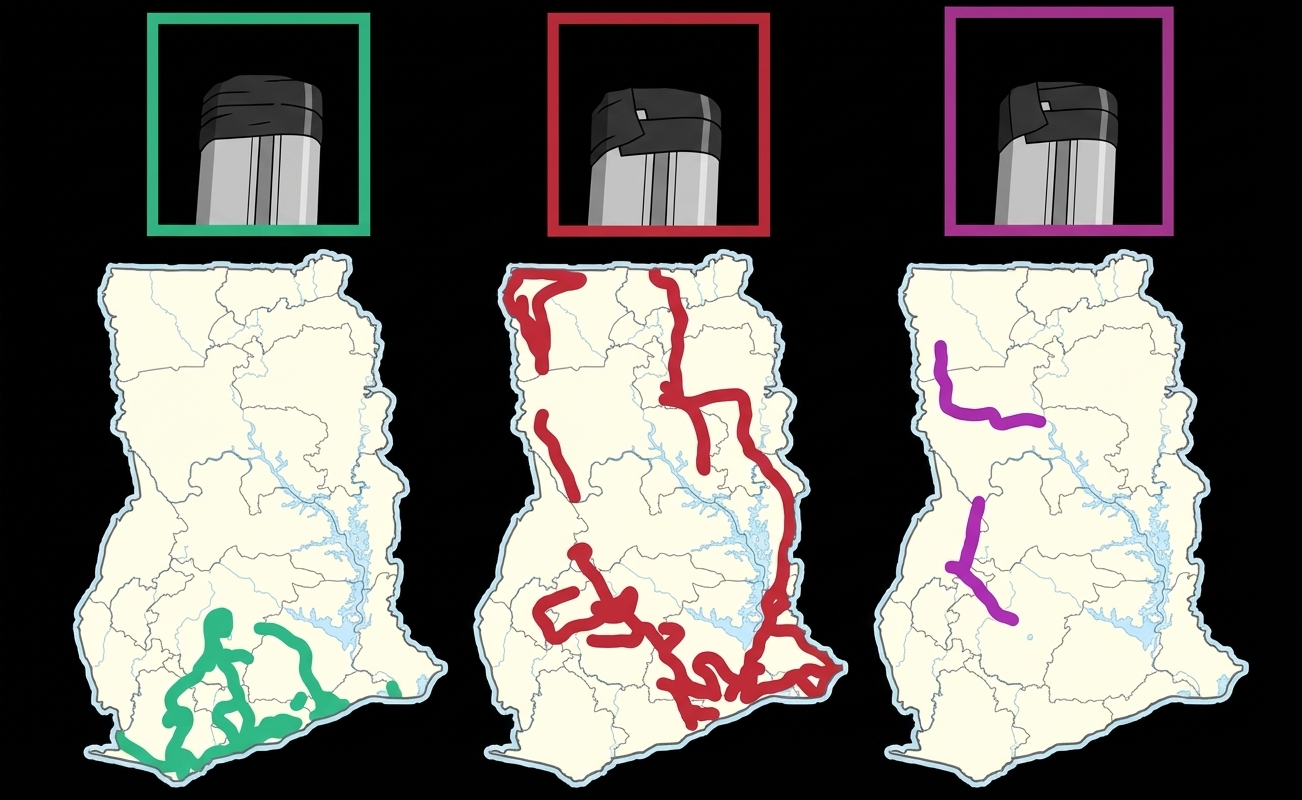 加納街景車三種膠帶類型