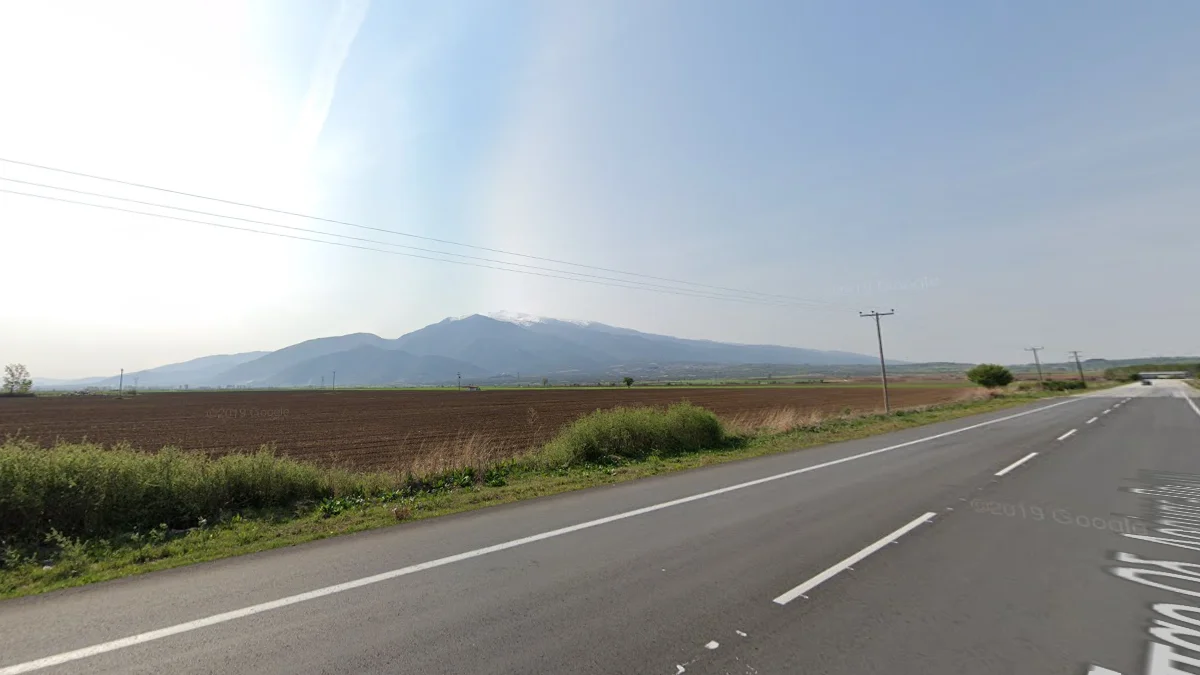 Pangaion山與城市特徵