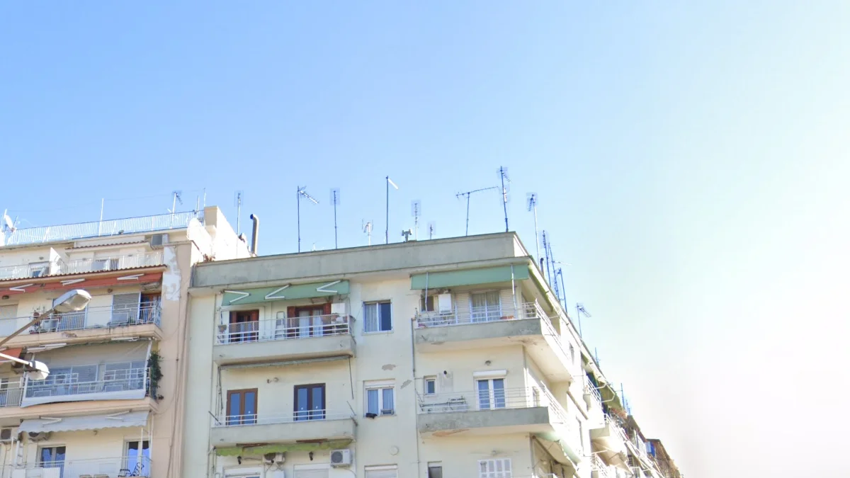 塞薩洛尼基建築高聳天線