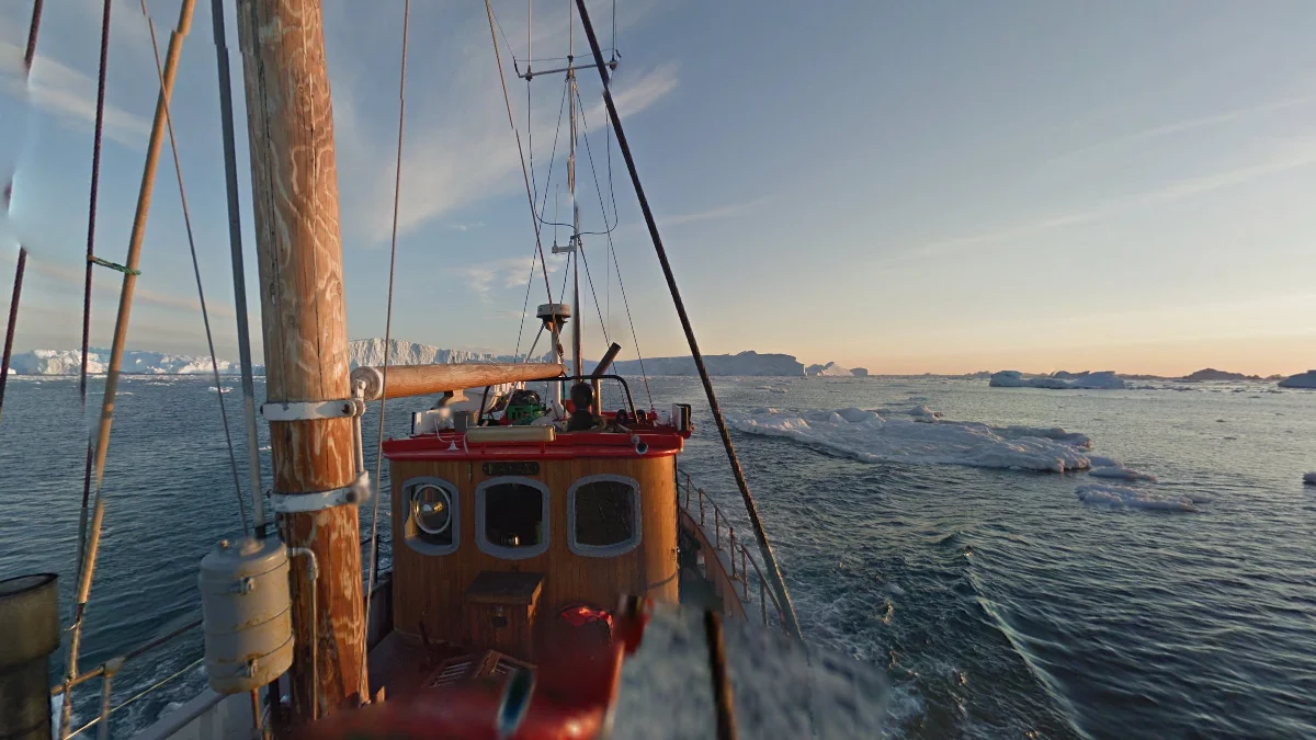 伊盧利薩特外木製漁船