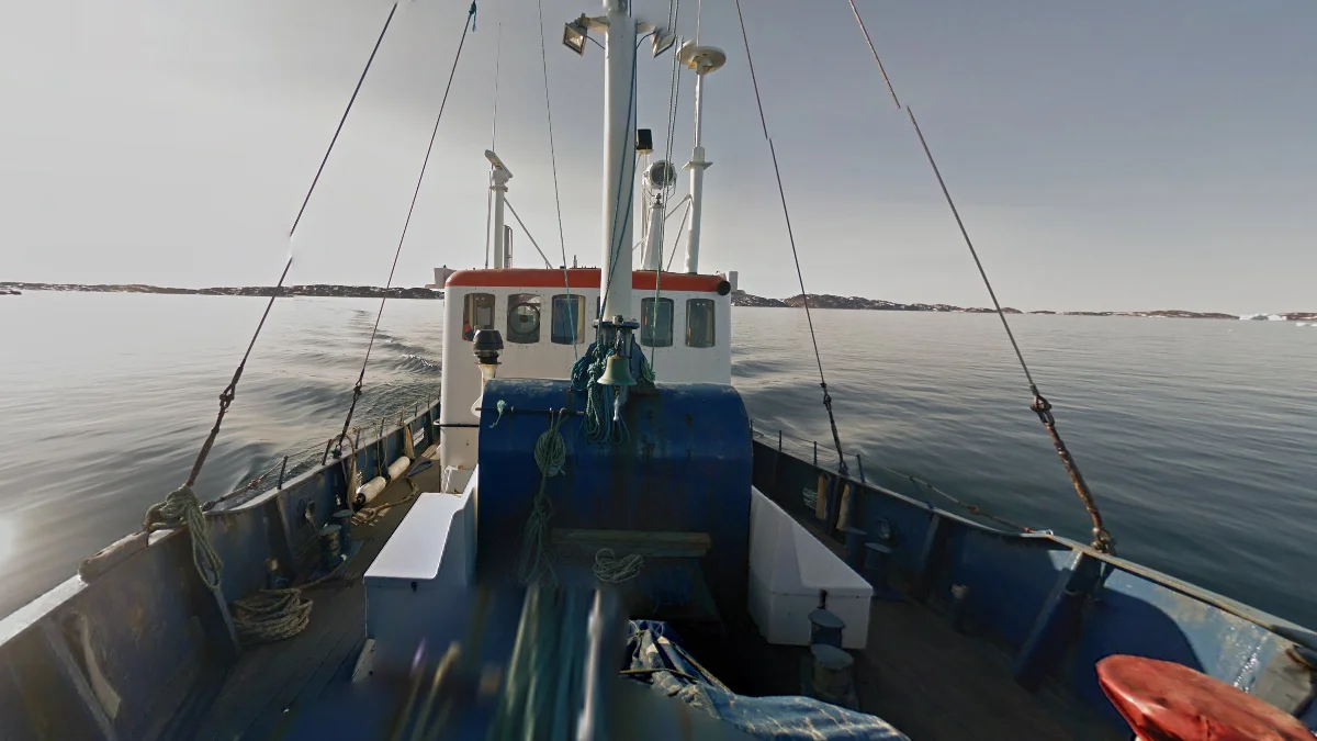 格陵蘭常見船隻街景