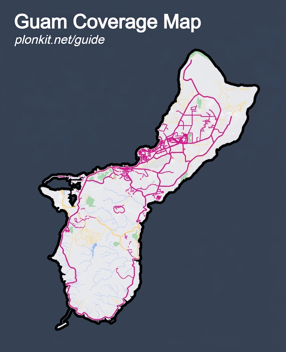 街景覆蓋範圍與地形