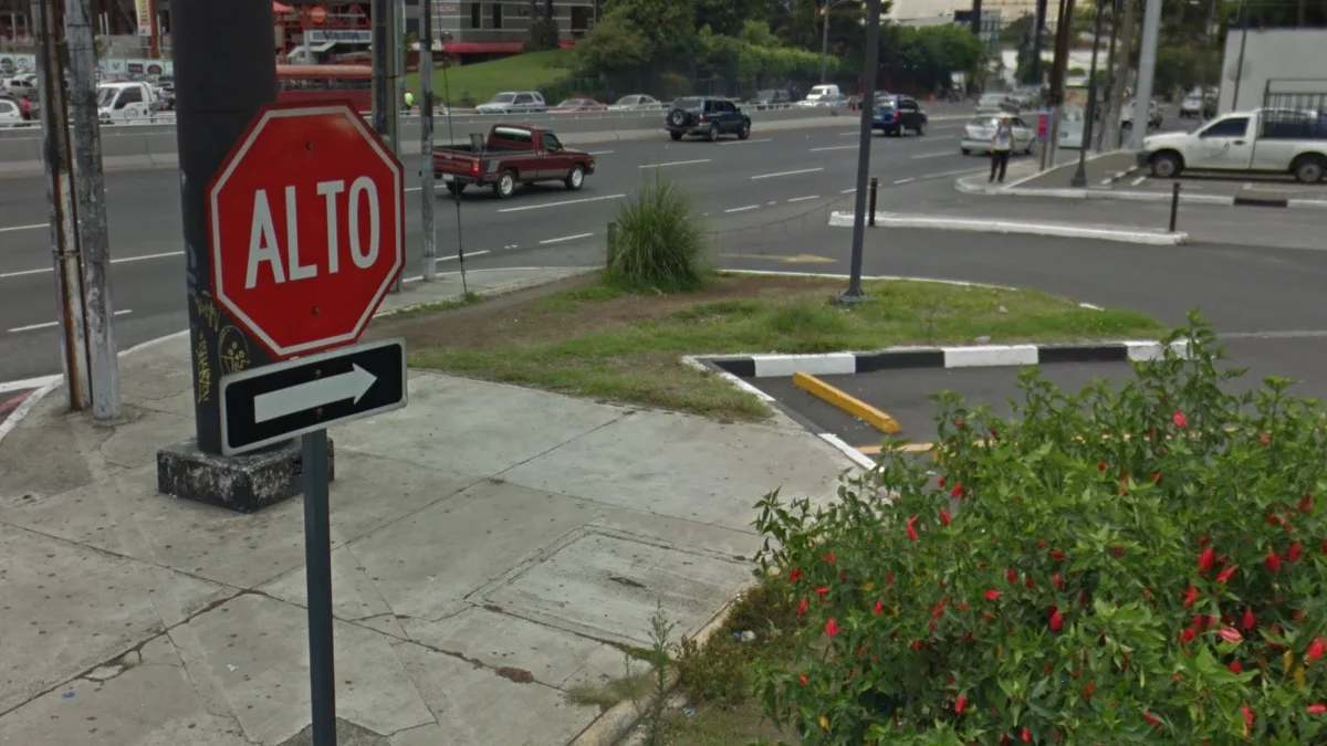 停車標誌上的「ALTO」