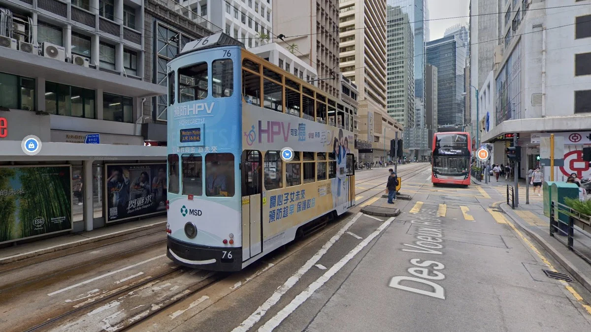 香港島雙層電車線