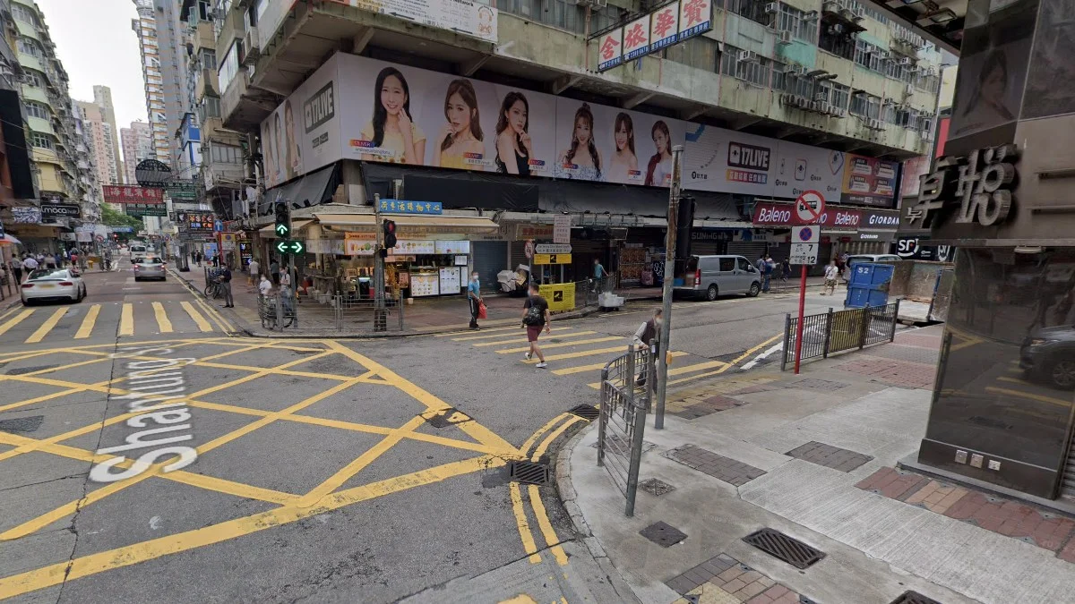 旺角九龍繁忙網格街道