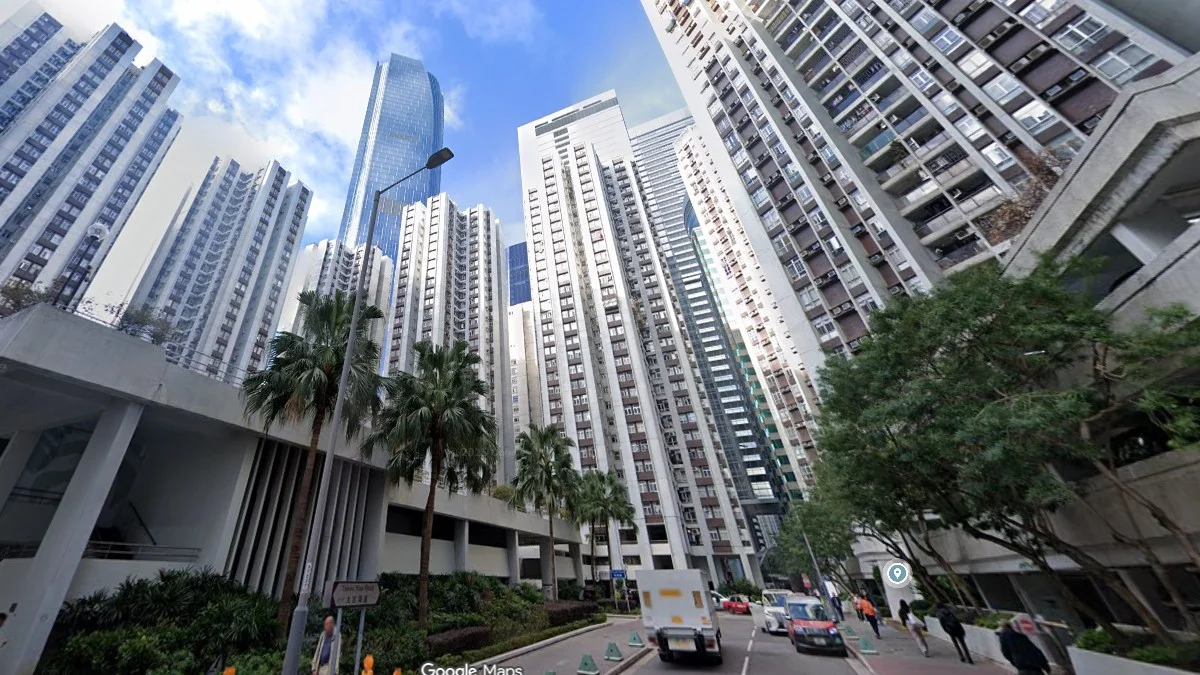 西灣河白棕色公寓樓