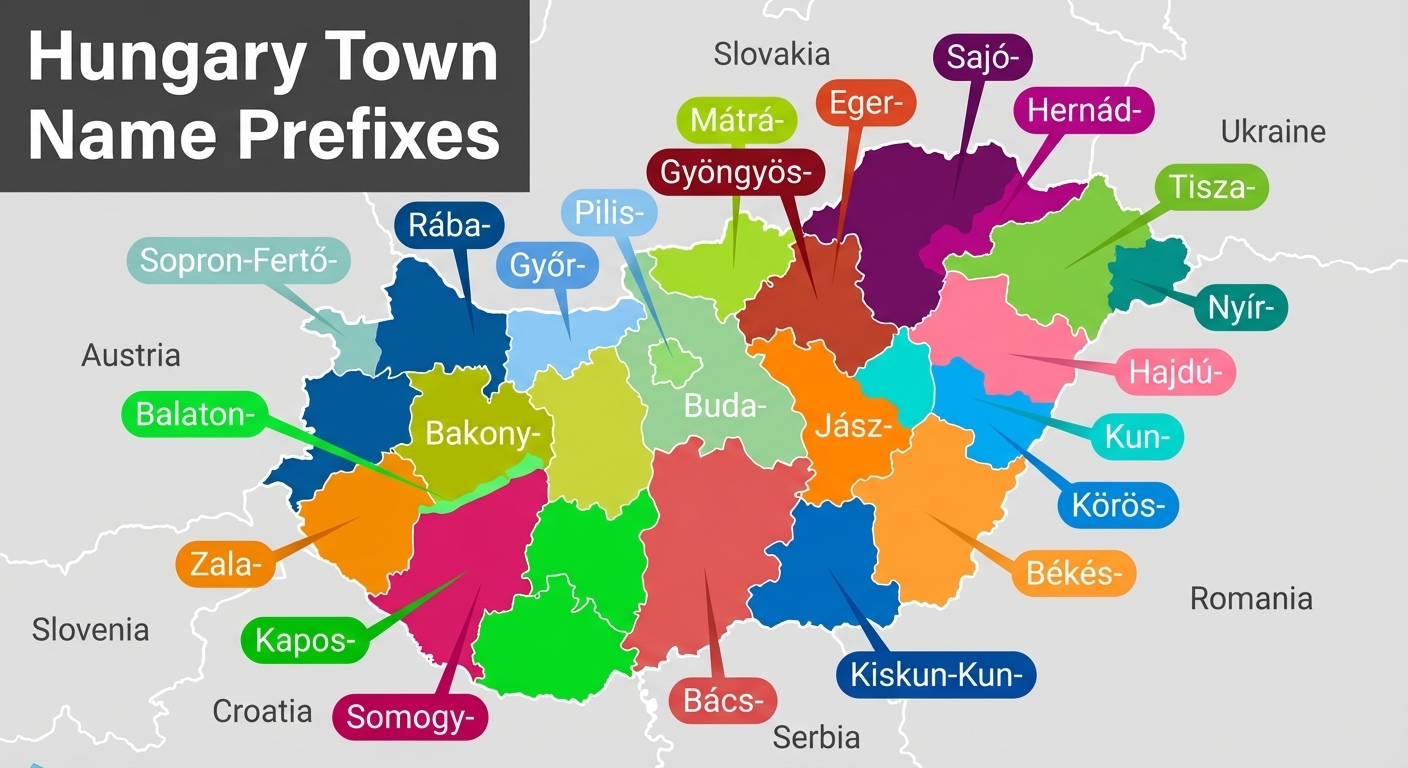 城鎮名稱常見當地前綴