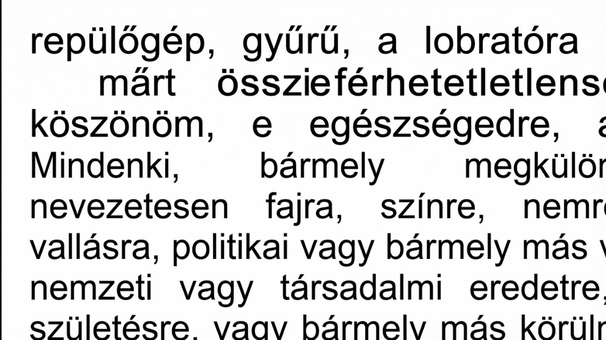 獨特匈牙利語文字