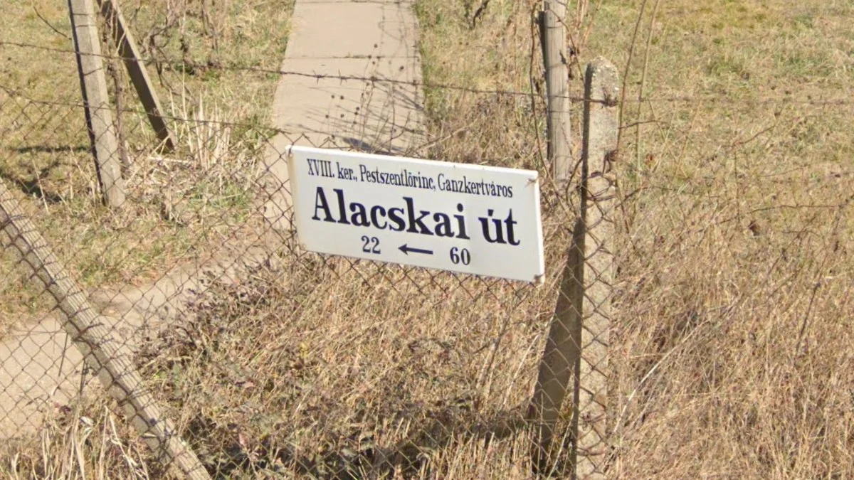 街名常見「utca」或「út」