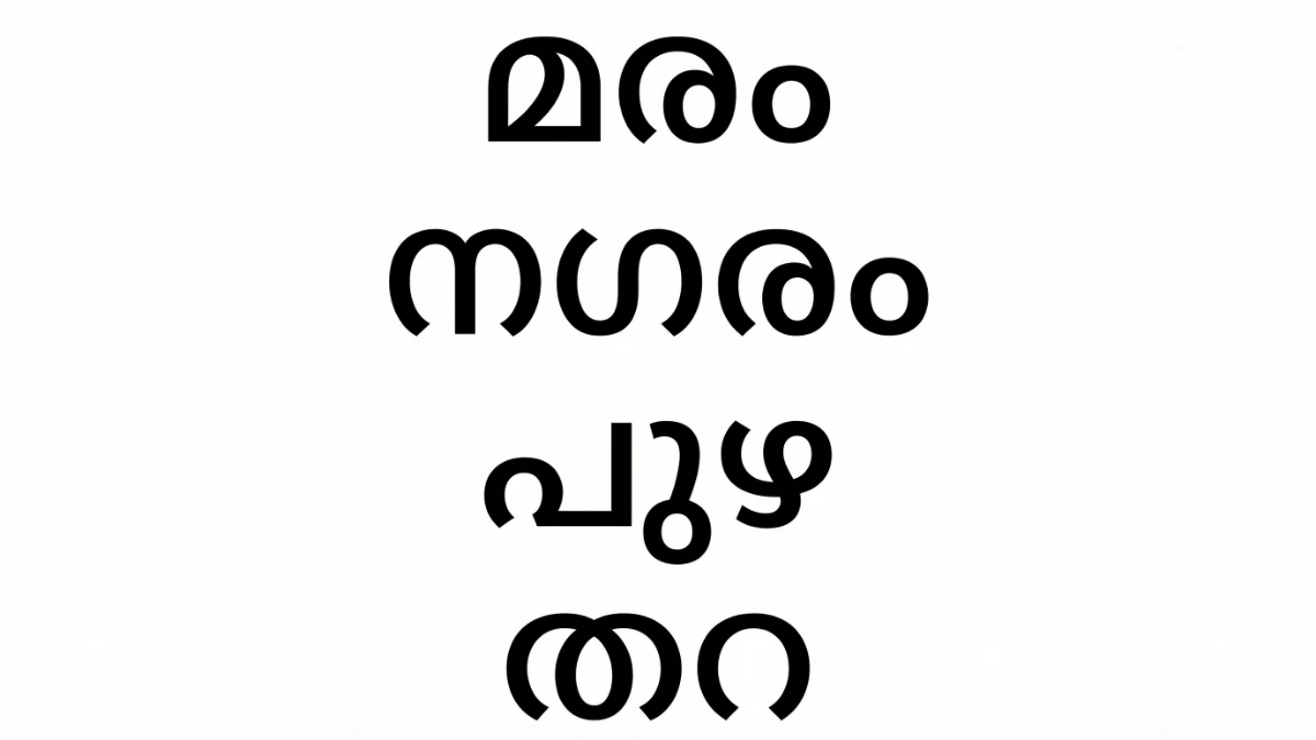 喀拉拉邦馬拉雅拉姆語