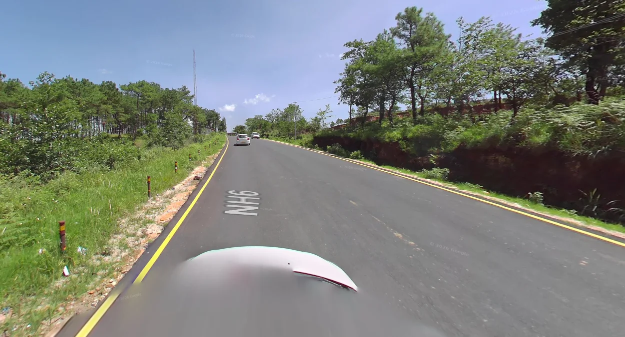 梅加拉亞邦黃色路邊線