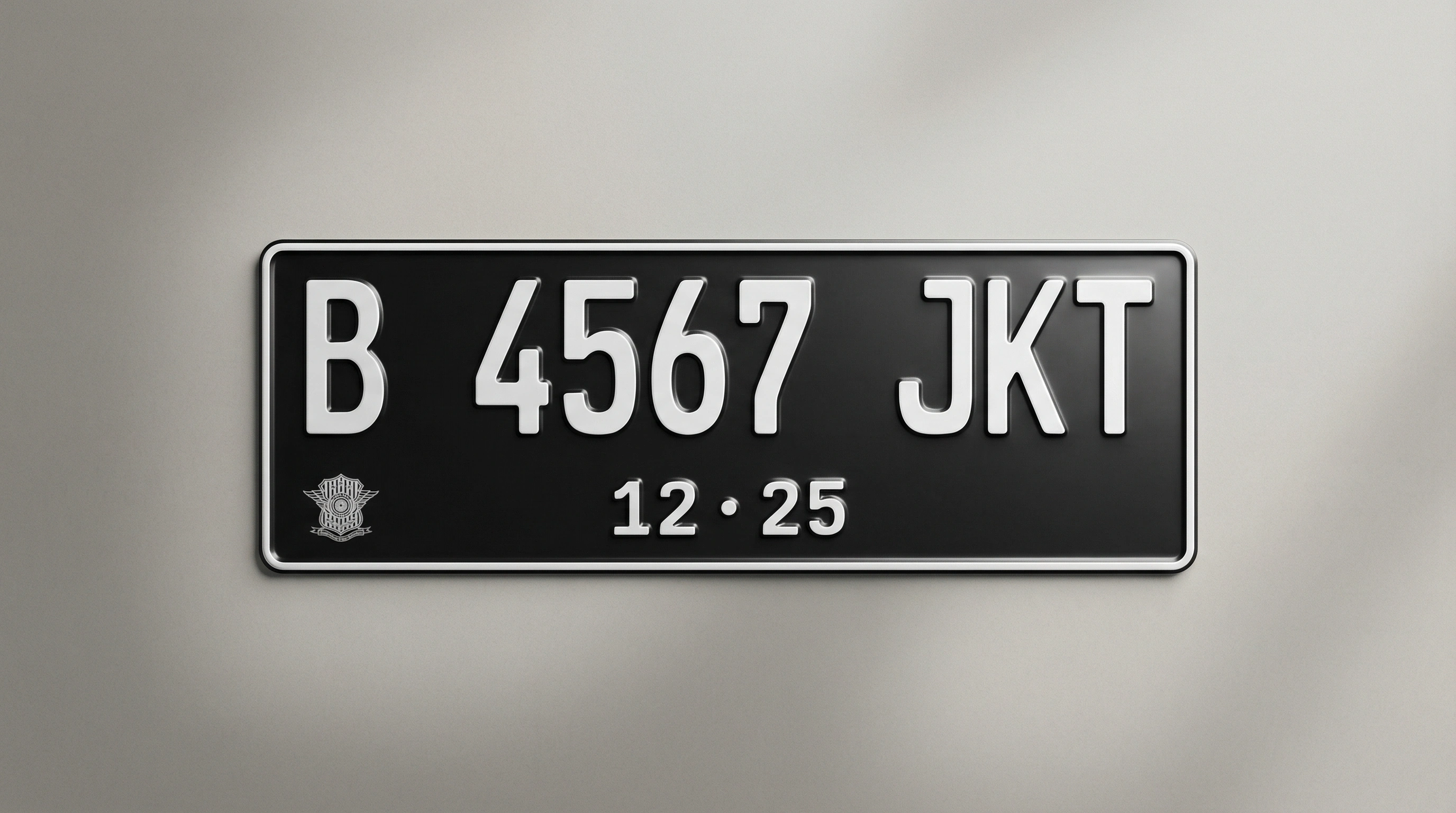 印尼車牌模糊三白區