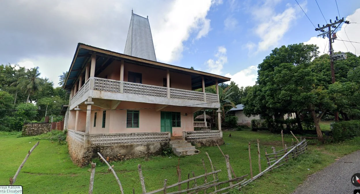 松巴島高坡屋頂