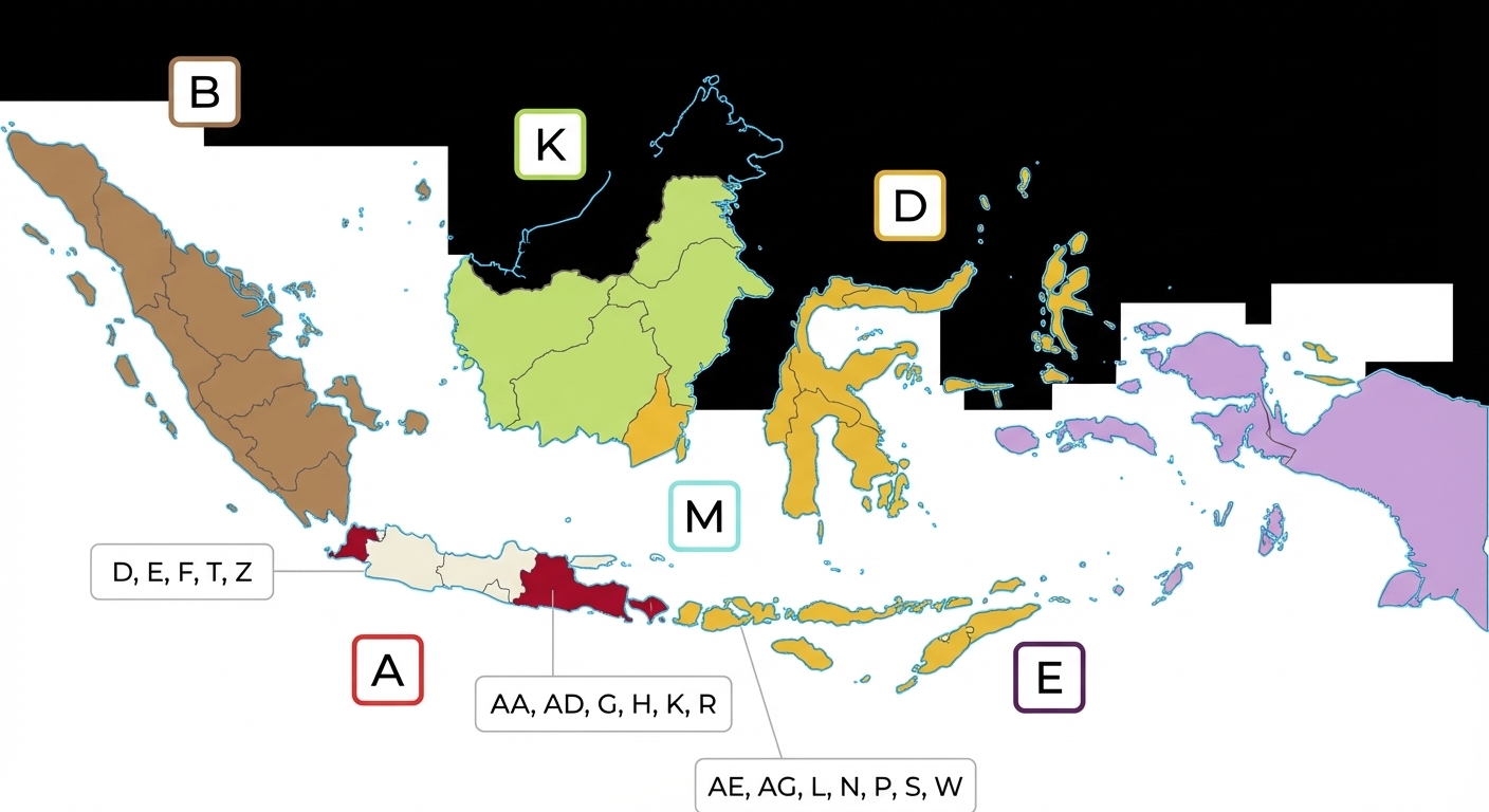 印尼車牌地區代碼
