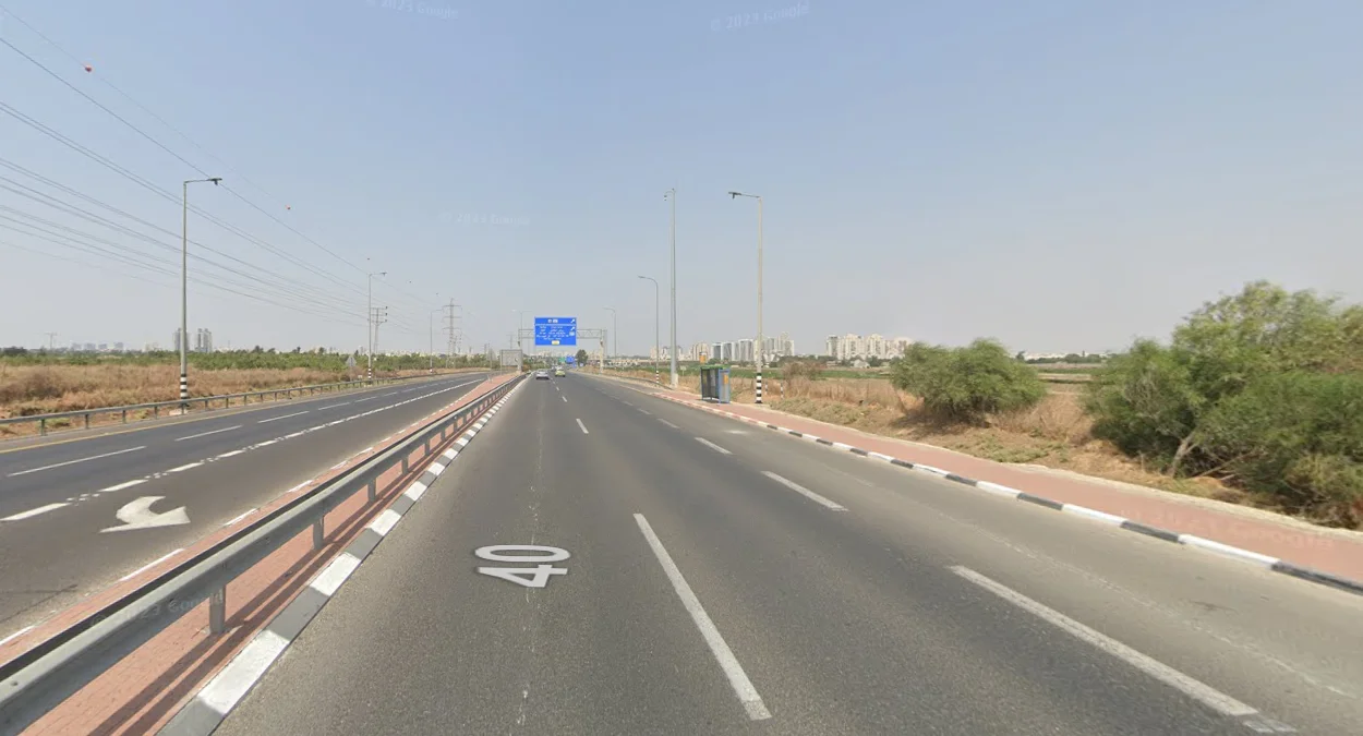 以色列中部平坦城市景觀