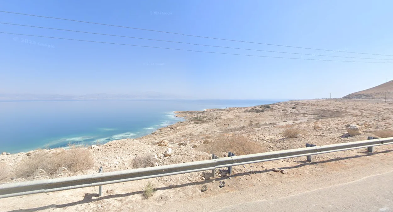 死海周圍乾旱景觀