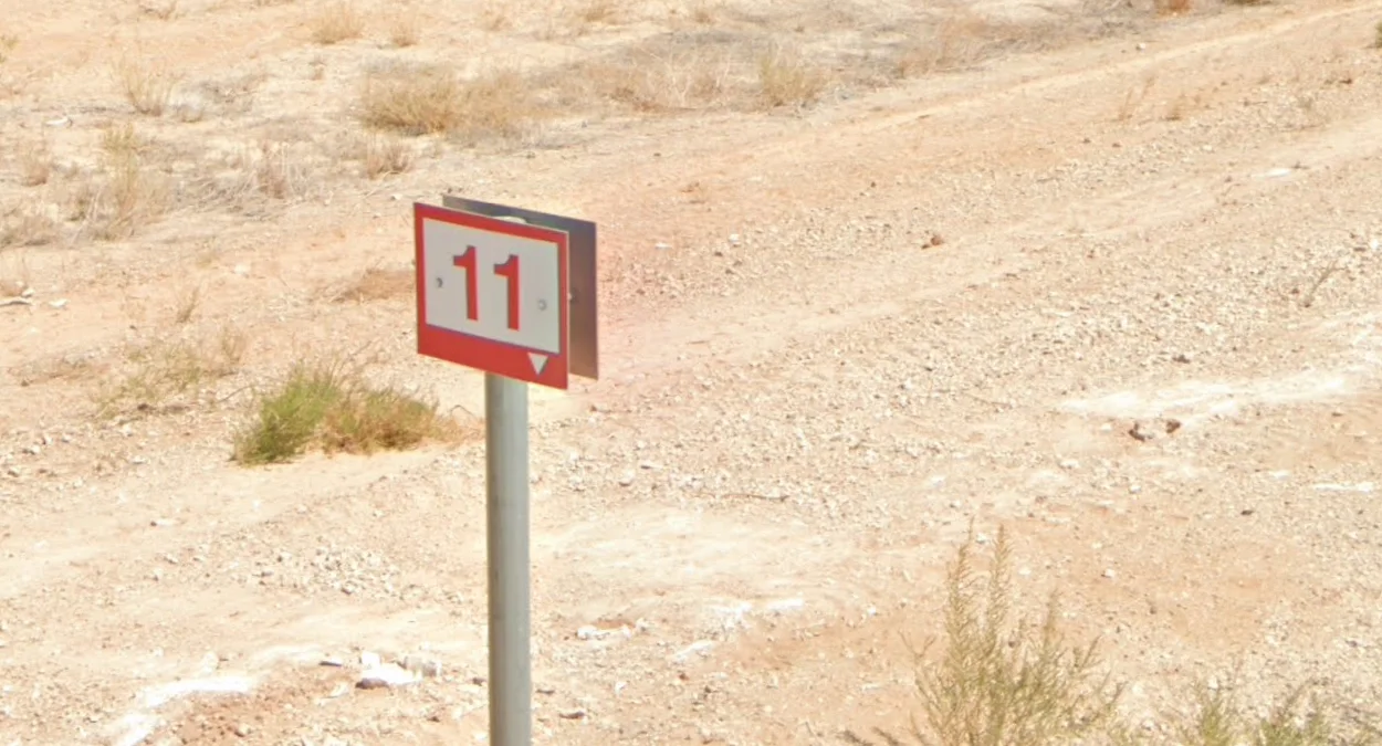 粗邊框里程標誌